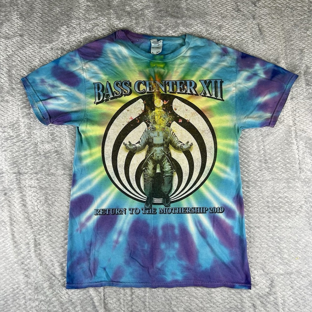Bass Center XII 2019 Tie Dye T Shirt Small Bassnectar Return To Mothership VA